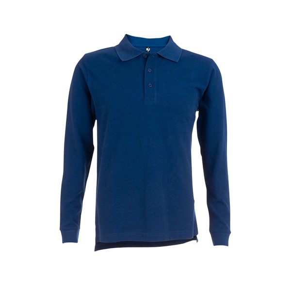 BERN. Men's long sleeve polo shirt