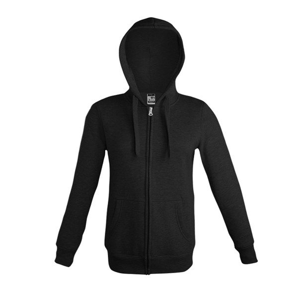 AMSTERDAM WOMEN. Women's hooded full zipped sweatshirt