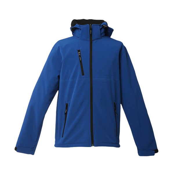 ZAGREB. Men's softshell with removable hood