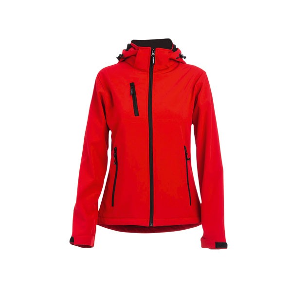 ZAGREB WOMEN. Women's softshell with removable hood