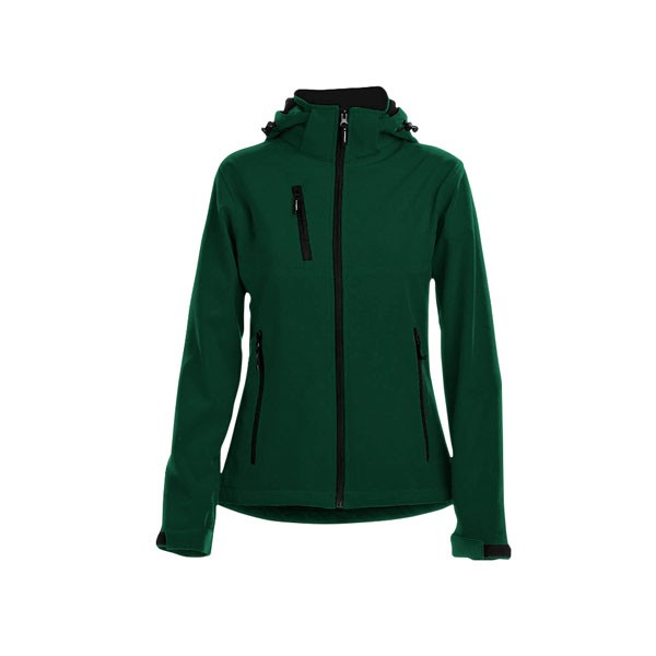 ZAGREB WOMEN. Women's softshell with removable hood