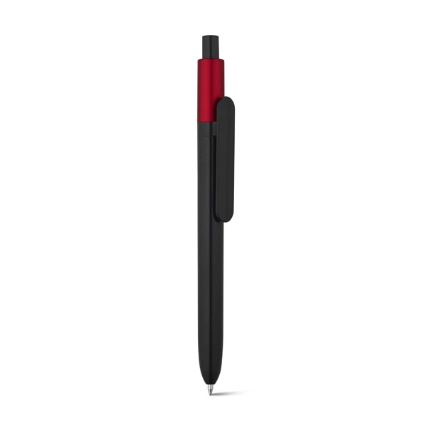 KIWU Metallic. ABS ballpoint with shiny finish and lacquered top with metallic finish