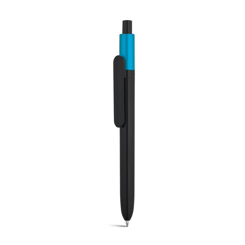 KIWU Metallic. ABS ballpoint with shiny finish and lacquered top with metallic finish