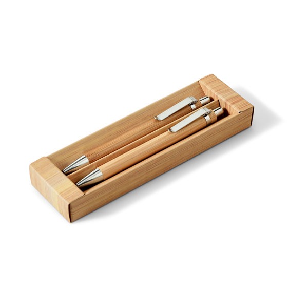 GREENY. Ball pen and mechanical pencil set