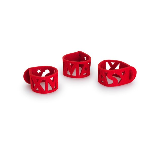Set of 4 napkin rings