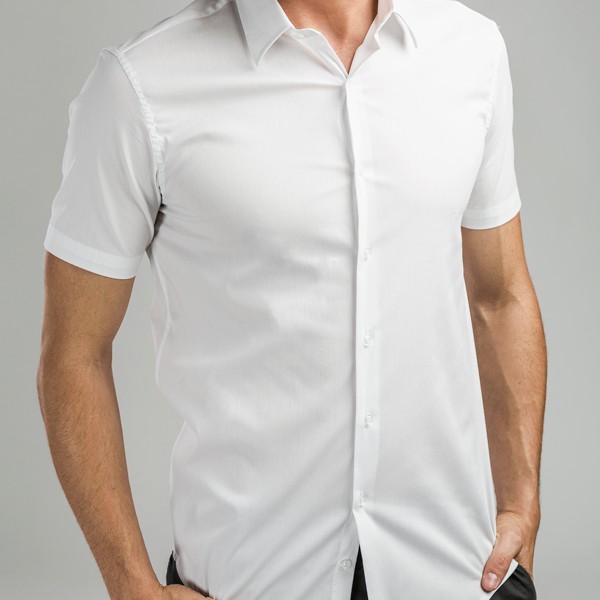 MADRID. Men's poplin shirt