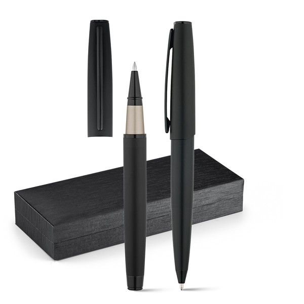 BENTON. Roller pen and ball pen set