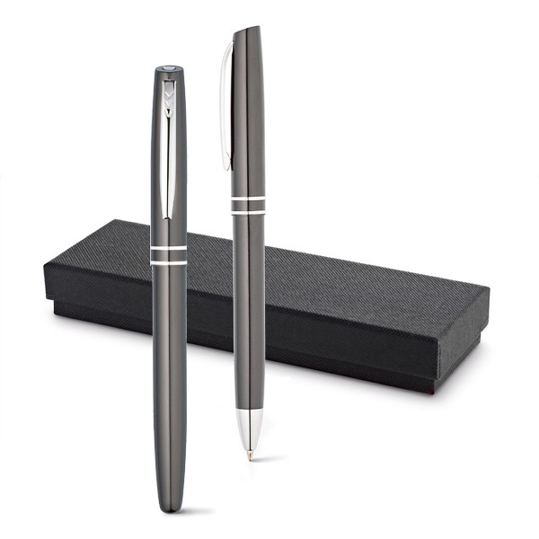 HALEY. Roller pen and ball pen set