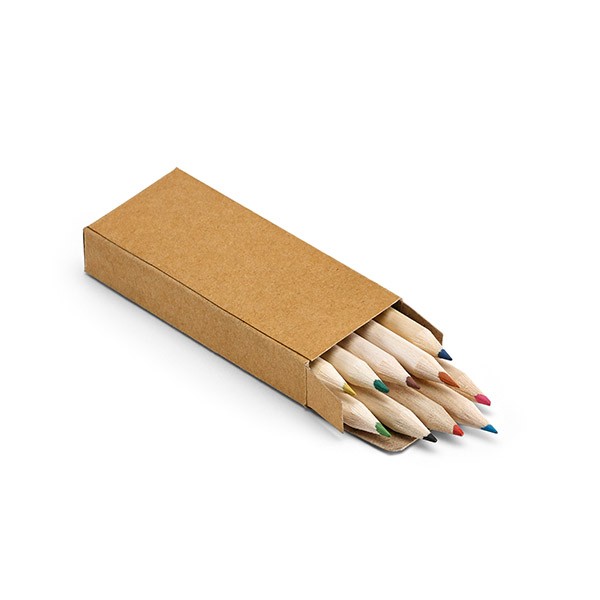 Pencil box with 10 coloured pencils