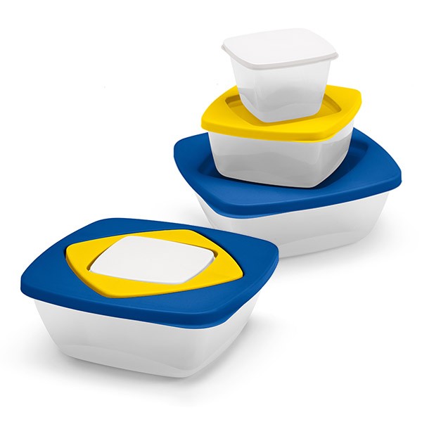 PARSLEY. Set of 3 airtight boxes