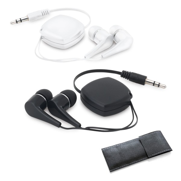 PINEL. Retractable earphones