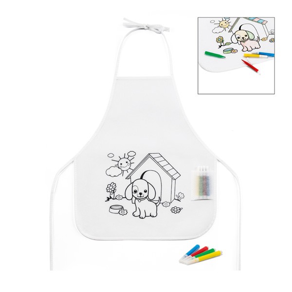 NILO. Children's colouring apron