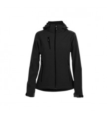 ZAGREB WOMEN. Women's softshell with removable hood