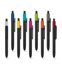KIWU Metallic. ABS ballpoint with shiny finish and lacquered top with metallic finish