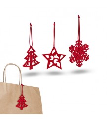 Set of 3 Christmas decorations